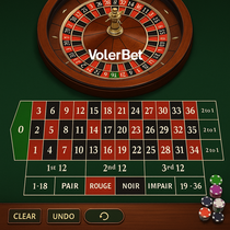 VolerBet - Roulette - Jeu de Table Européenne