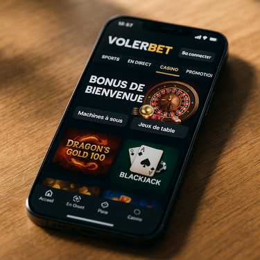 VolerBet - Casino Mobile - Compatible iPhone et Android